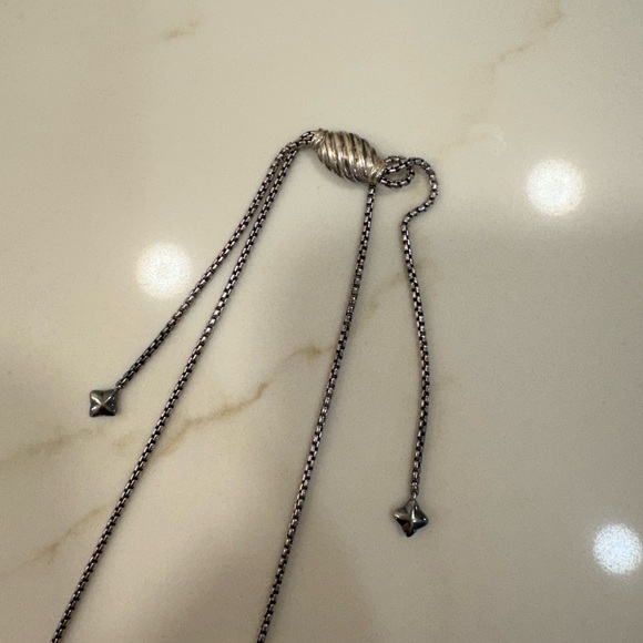 COPY - David yurman crossover pendant necklace 19inch adjustable chain - Picture 4 of 4